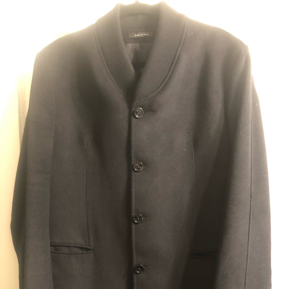 Emporio Armani Wool Mens Navy Blazer